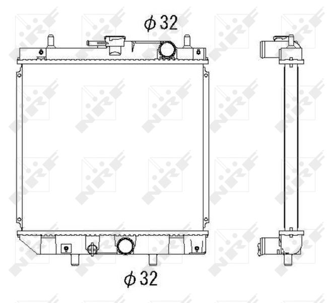 NRF 53276 Radiator, engine cooling