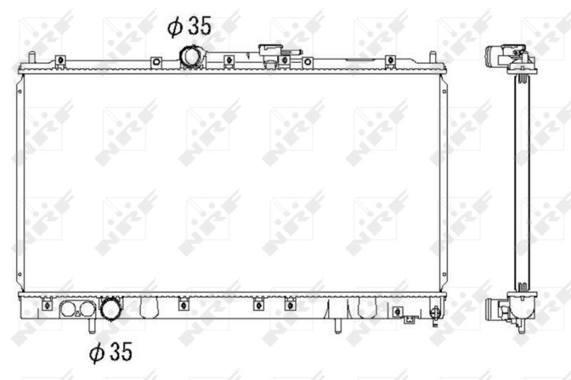 NRF 53312 Radiator, engine cooling