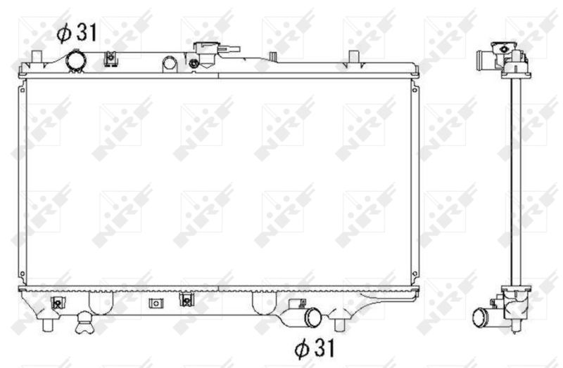 NRF 53322 Radiator, engine cooling