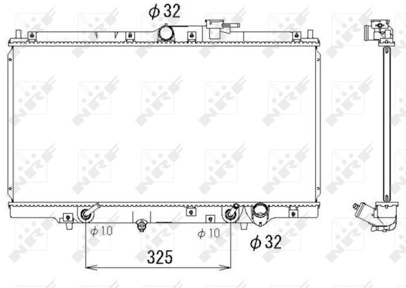 NRF 53328 Radiator, engine cooling