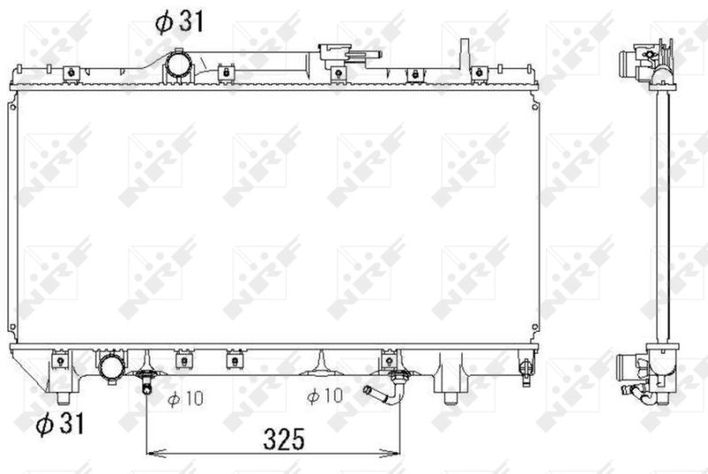 NRF 53336 Radiator, engine cooling
