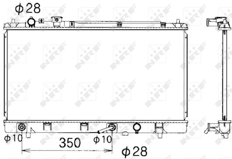 NRF 53340 Radiator, engine cooling