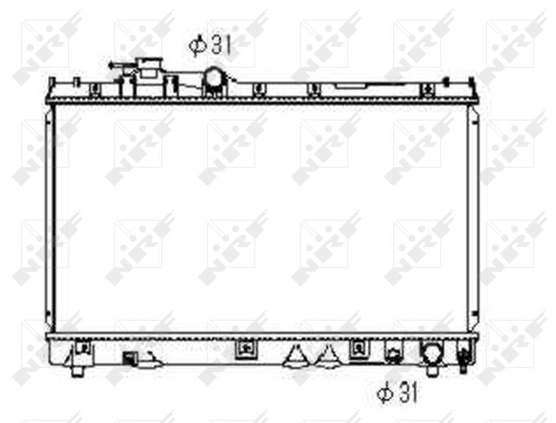 NRF 53352 Radiator, engine cooling