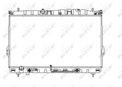 Radiator, engine cooling NRF 53354