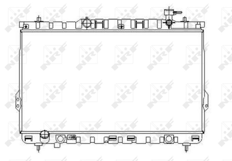 NRF 53357 Radiator, engine cooling
