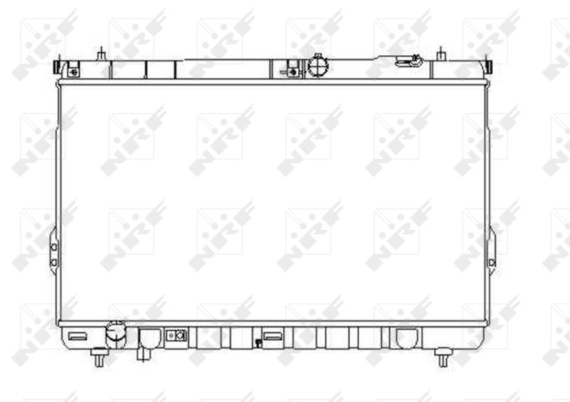 NRF 53358 Radiator, engine cooling