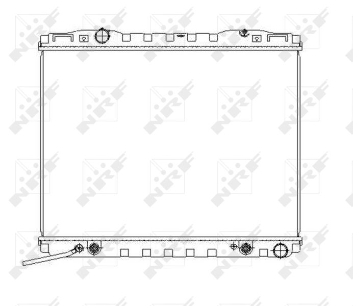 NRF 53366 Radiator, engine cooling