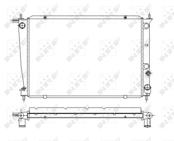 NRF 53371 Radiator, engine cooling
