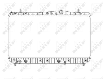 Radiator, engine cooling NRF 53385