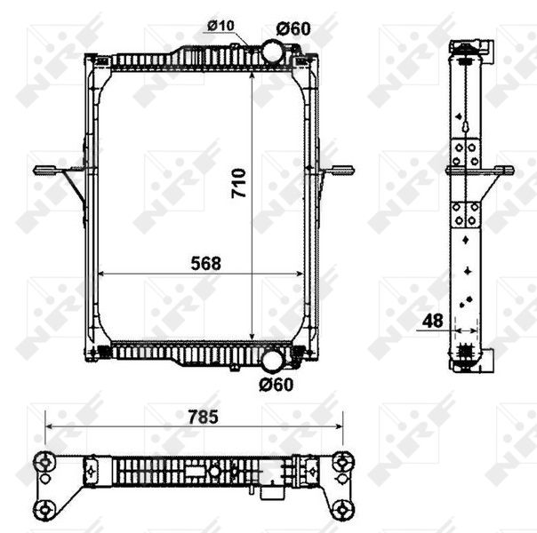 NRF 53432 Radiator, engine cooling