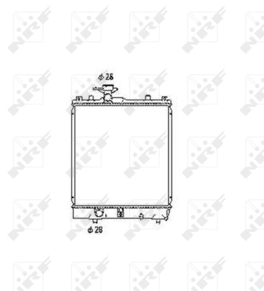 NRF 53456 Radiator, engine cooling