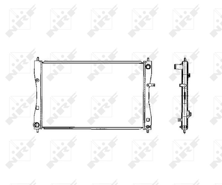 NRF 53463 Radiator, engine cooling