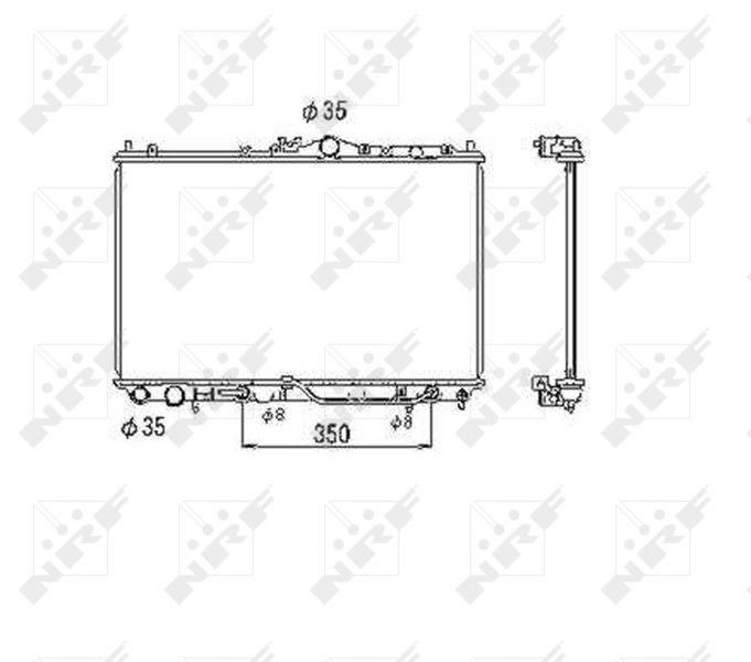 NRF 53469 Radiator, engine cooling