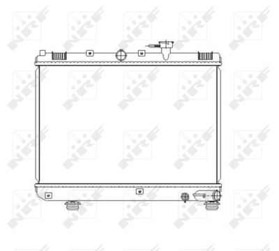 Radiator, engine cooling NRF 53486