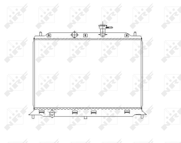 NRF 53491 Radiator, engine cooling