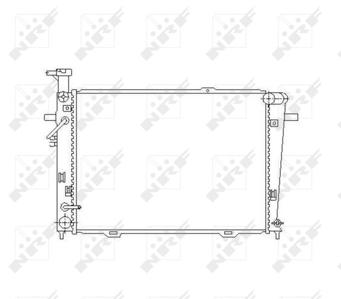 NRF 53496 Radiator, engine cooling