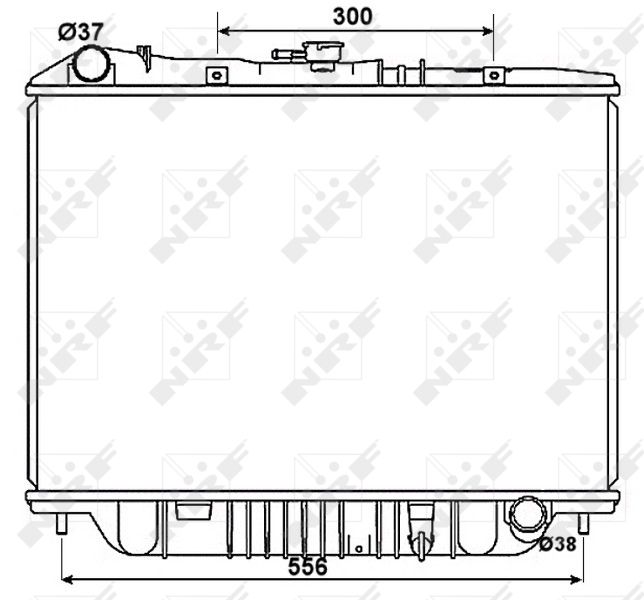 NRF 53517 Radiator, engine cooling