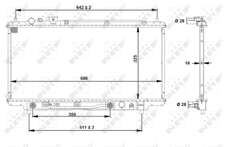 NRF 53519 Radiator, engine cooling