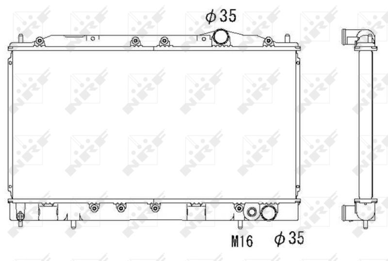 NRF 53521 Radiator, engine cooling