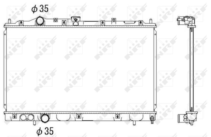 NRF 53522 Radiator, engine cooling