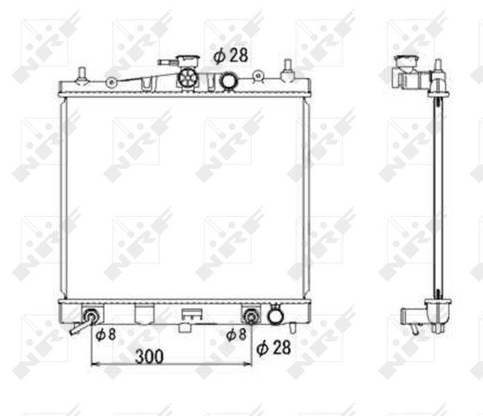NRF 53535 Radiator, engine cooling