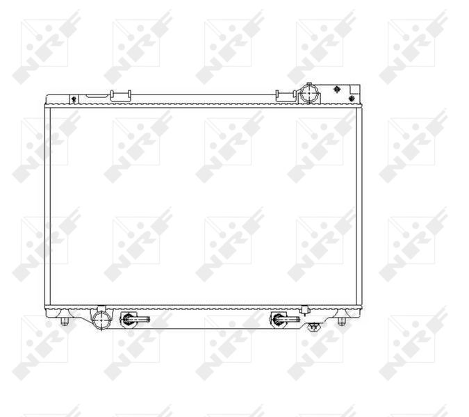 NRF 53539 Radiator, engine cooling