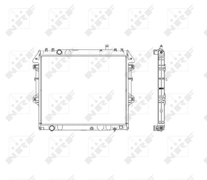 NRF 53541 Radiator, engine cooling