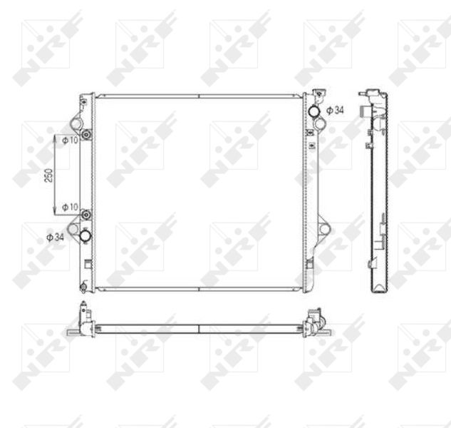 NRF 53568 Radiator, engine cooling