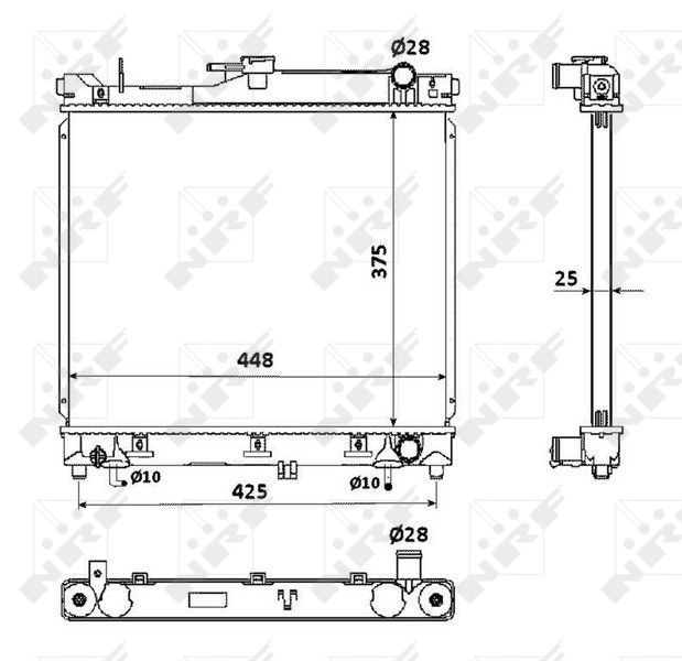 NRF 53569 Radiator, engine cooling