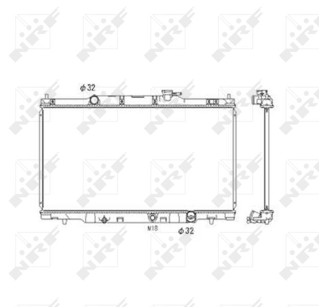 NRF 53573 Radiator, engine cooling