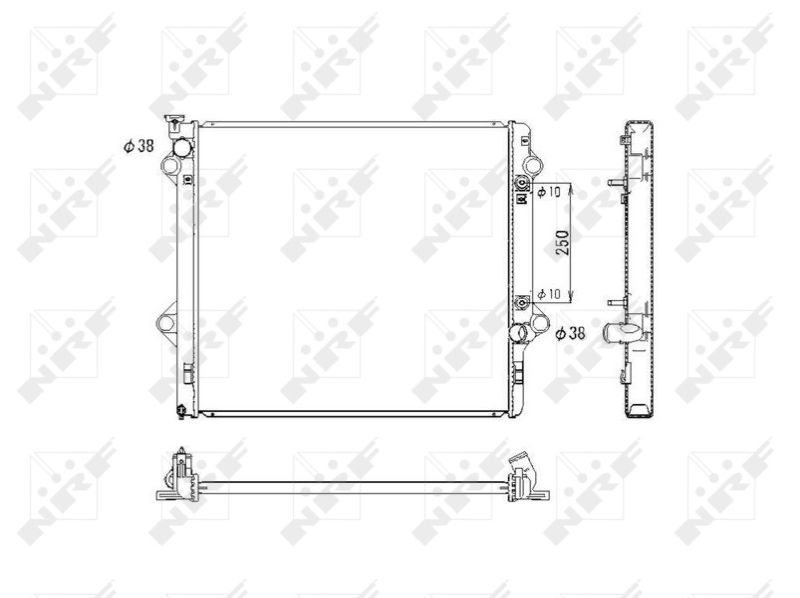 NRF 53575 Radiator, engine cooling