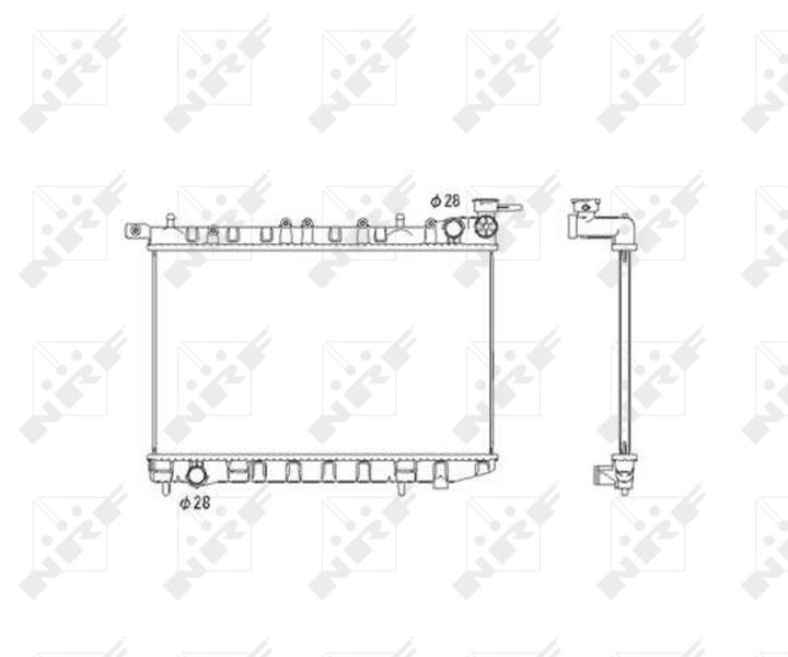 NRF 53583 Radiator, engine cooling