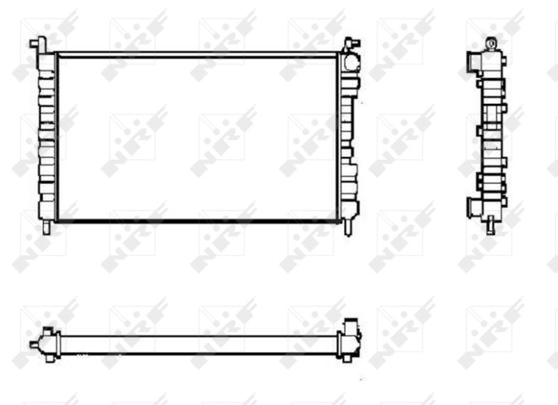 NRF 53600 Radiator, engine cooling