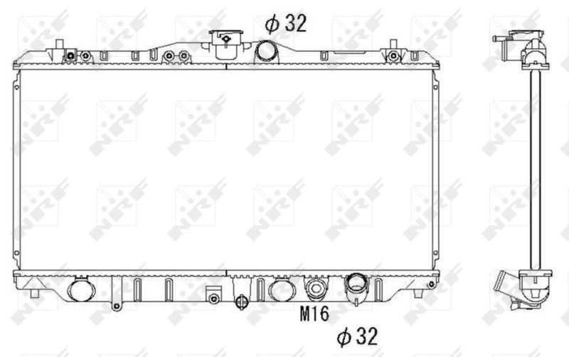 NRF 536352 Radiator, engine cooling