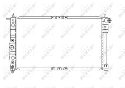 Radiator, engine cooling NRF 53649