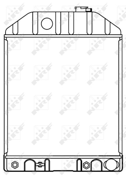 NRF 53661 Radiator, engine cooling