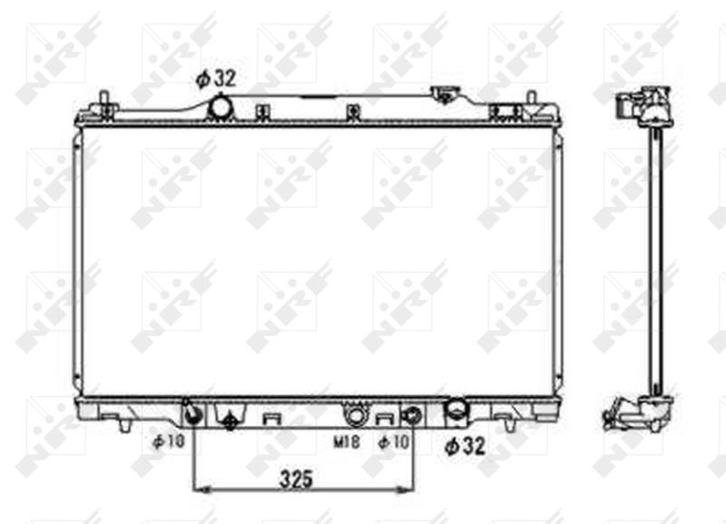 NRF 53679 Radiator, engine cooling