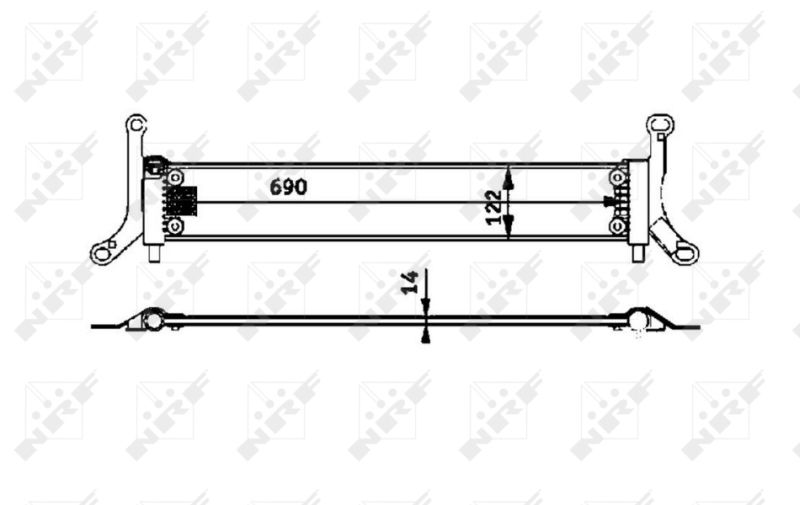 NRF 53715 Radiator, engine cooling