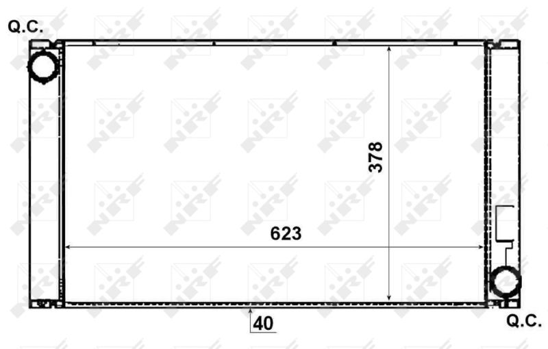 NRF 53731 Radiator, engine cooling