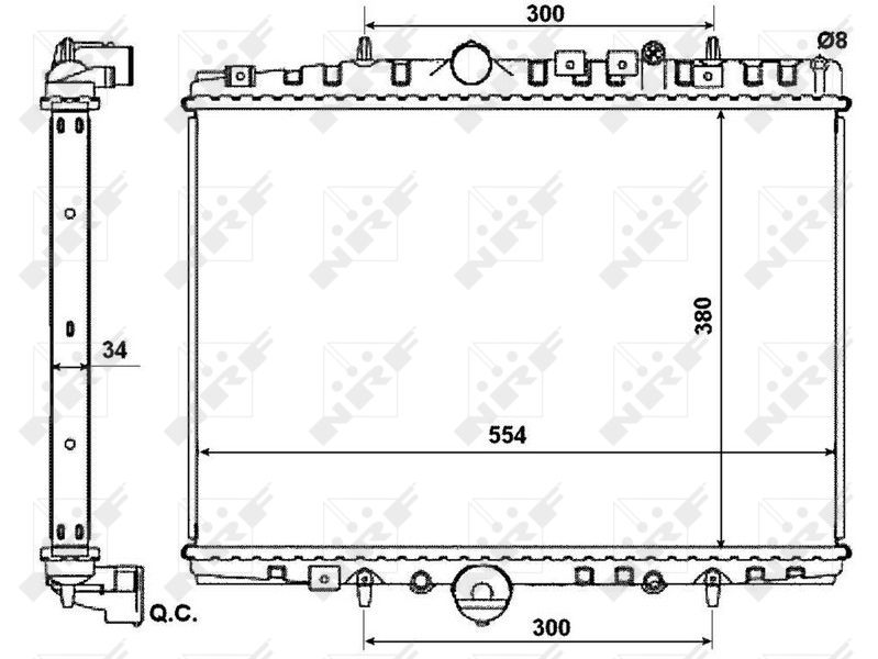 NRF 53787 Radiator, engine cooling