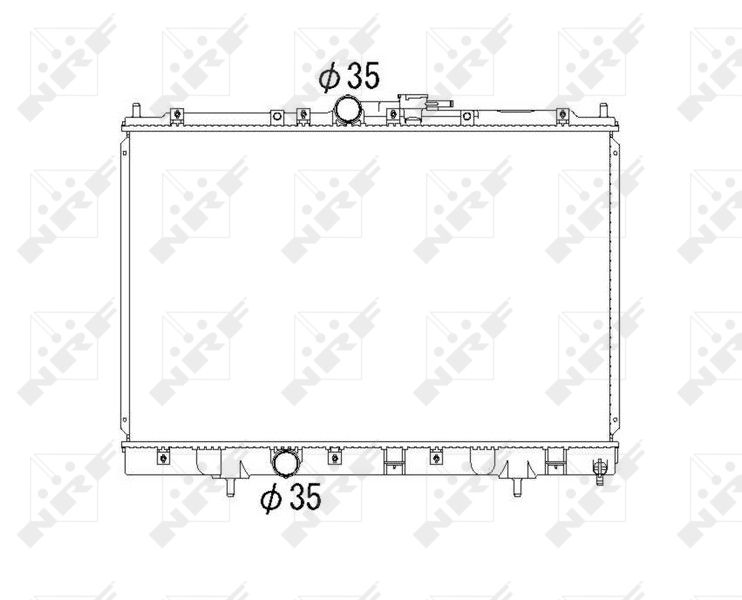 NRF 53792 Radiator, engine cooling