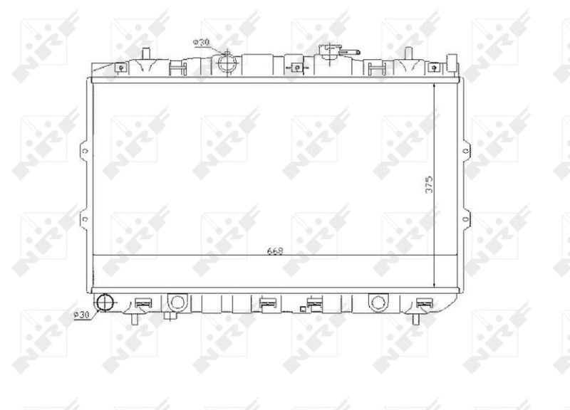 NRF 53819 Radiator, engine cooling
