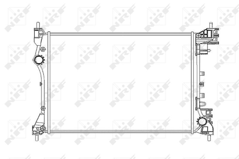 NRF 53834 Radiator, engine cooling