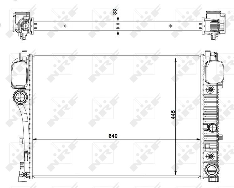 NRF 53839 Radiator, engine cooling