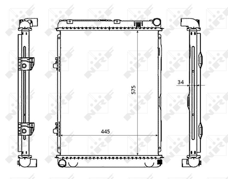 NRF 53865 Radiator, engine cooling