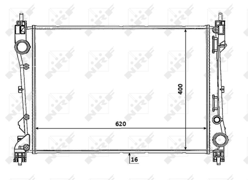 NRF 53935 Radiator, engine cooling