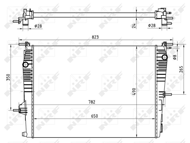 NRF 53965 Radiator, engine cooling