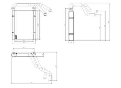 Heat Exchanger, interior heating NRF 54435