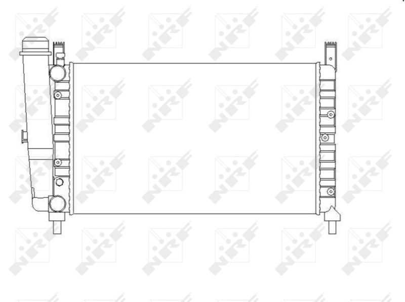 NRF 54701 Radiator, engine cooling