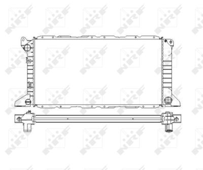 Radiator, engine cooling NRF 54754